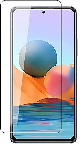 NB - Protector de pantalla de vidrio templado para Redmi Note 10S, protector de pantalla transparente HD para Redmi Note 10S (2 unidades)
