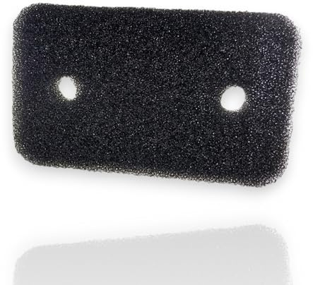 DL-pro Schaumfilter 220x133mm kompatibel mit Miele 7070070 Sockelfilter Schwammfilter Filter Filterschaum Filterschwamm an Wärmetauscher Trockner Waschtrockner Wäschetrockner Wärmepumpentrockner