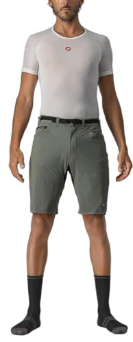 CASTELLI Unlimited Trail Baggy Short - Men's Forest Gray, XL