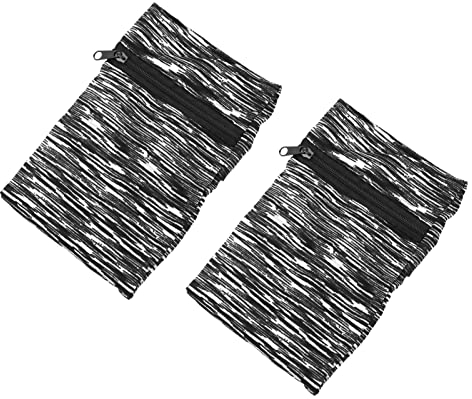 2-teilige Handgelenktasche, Geldbörse mit Reißverschluss zum Laufen, Wandern, Radfahren, Yoga und mehr