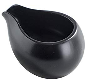 Small Milk jug,Creamer Jug,Churn Jug,Pointed Mouth Design Latte Creamer Cup,Honey Syrup,Western Food Cafe Tableware Milk(Color:Black100ml) (Color : Black100ml)