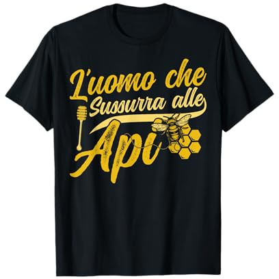 Divertente l'Uomo Che Sussurra alle Api Apicoltore Maglietta