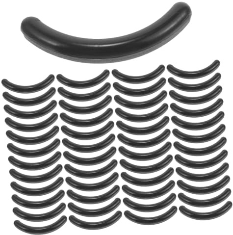 Baluue 150stücke Nachfüllpads Für Wimpernzange Elastische Waschbare Silikonpolster Für Müheloses Wimpern Für Mascara Eyeliner Oder Verklebte Wimpern Schwarz