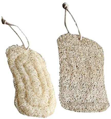 Levemolo 2pcs Loofah Sponge Sponge Scrubbers Kitchen Cleaning Loofah Versatile Cleaner