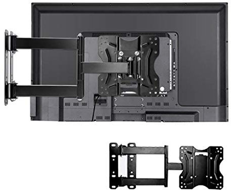 Soporte de pared ajustable para televisores de 26 y 40 pulgadas, giratorio e inclinable, soporta hasta 35 kg