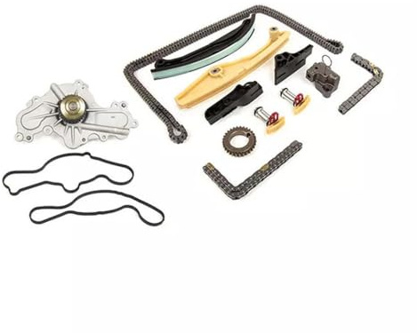 IGZLLBYJ Ensemble de chaîne de Distribution et de Pompe à Eau Compatible avec Les Moteurs 35L 37L V6 Compatible avec Les modèles 2011 à 2012