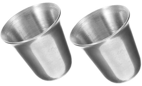 Holibanna 2pièces Coupe Religieuse Acier Inoxydable Chope De Communion Portable Tasse Pour Communion Religieuse Pratique