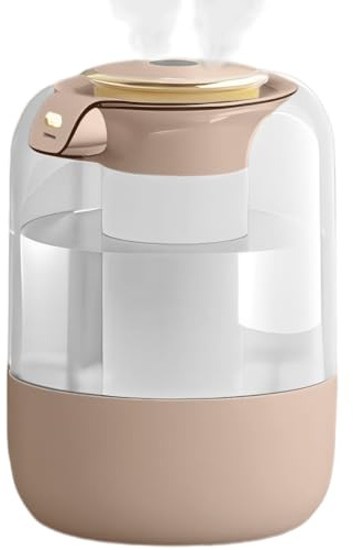 Luftbefeuchter Schlafzimmer Top-Fill Humidifier 2L Roségold | 360° Doppeldüse, 7 Farben Nachtlicht, Aroma Disc, Für Babys Und Pflanzen