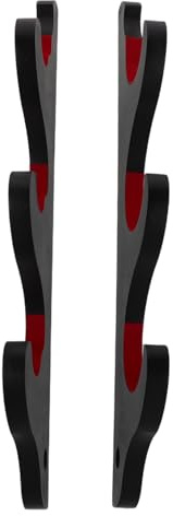 Alipis Supporto Mazza Baseball Parete Strati con Chiodi Espositore Orizzontale per Conservazione Sicura e Organizzazione Elegante di Mazze da Baseball