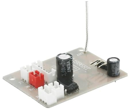 Placa de Circuito de automóvil RC: construcción de ABS, Placa receptora de Repuesto, Pieza de Control Remoto | Perfectamente Ideal para Mejorar el Rendimiento y la Potencia