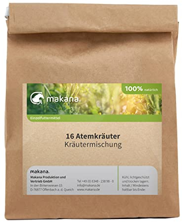 Makana 16 Atemkräuter für Tiere, 1000 g Tüte