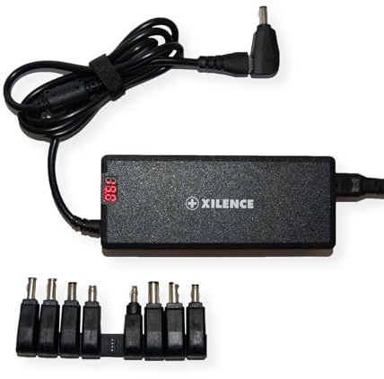 Xilence XM012 Universal Notebook Ladegerät 120W, 11 Adapter, mit LED Anzeige, schwarz