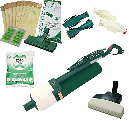 ASPIRAPOLVERE USATO GARANTITO VORWERK FOLLETTO KOBOLD VK 121 + BATTITAPPETO ET GARANTITO S&G GROUP