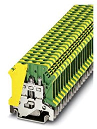 Phoenix Contact Klemme 4 Grün, Gelb – Electrical Terminal Block (6, 2 mm, 42, 5 mm, 54, 5 mm, 690 V)