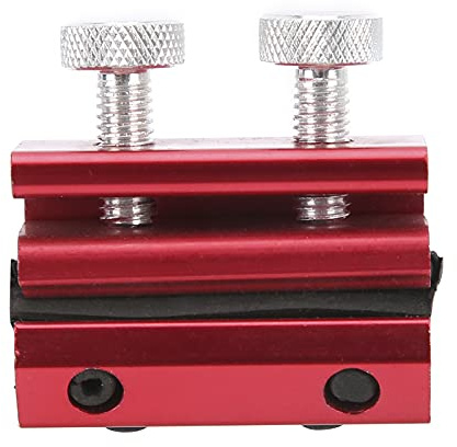Qiilu Lubrificateur de Câble de Moto, Outil de Lubrifiant de Lubrificateur de Graisseur à Double Câble en Caoutchouc D'aluminium pour Le Vélo de Scooter de Moto D'atv(Rouge)
