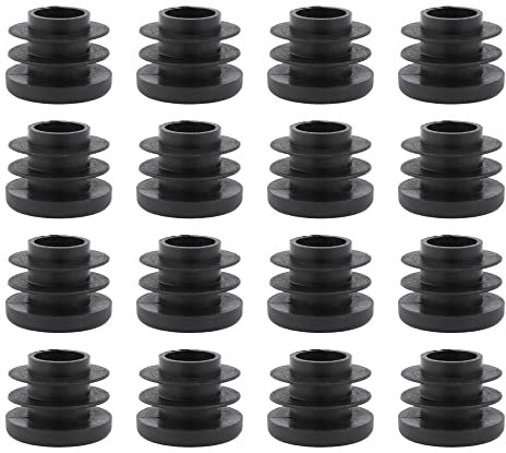 16x Lamellenstopfen Rund | Rundstopfen | Schutzkappen | Kappen | Kunststoff Stopfen | Endstopfen (⌀ 30mm, Rund)