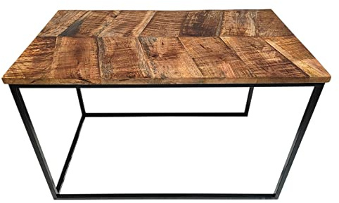 DARO DEKO Mango Holz Tisch rechteckig - 76,5 x 43,5 x 50 cm