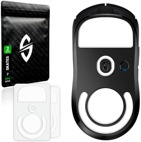 SensoryBoost DPS Glides (2-pack) kompatibel med Logitech G PRO X Superlight – Ultrasnabba, rundade, hållbara – PTFE – Ersättningsmusfötter, skates – Uppgraderingstillbehör för mus