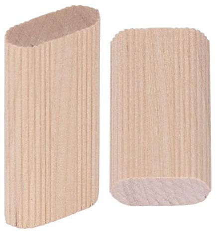 Holz-Passstifte, 50 Stück Holzbearbeitungs-Hartholz-Einsteckdübel Für Professionelle Tischler-Heimwerker- Und Handwerksprojekte(8 * 22 * 40MM)