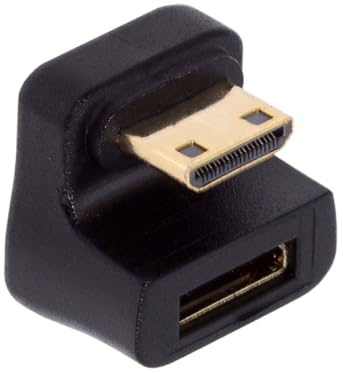 chenyang Mini HDMI 1.4 Connecteur Mini HDMI Port Sparer 360 degrés U Adaptateur d'extension coudé vers le bas