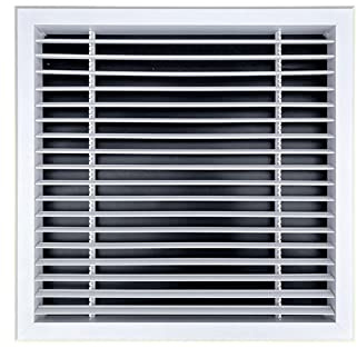 AttreX Rejilla de ventilación de aire Aire acondicionado central de PVC Rejilla de salida de aire Cubierta de acceso Máquina de conductos de aire Campana de ventilación de plástico Obturadores Rejilla