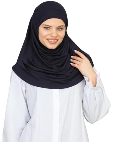 Prien Chic Hijab für Damen, Muslim Kopftuch Untertuch Set, Lange Kopftücher Kleid Frauen, Schal Für Gebetskleidung Abaya, Muslimische Kleider Für Ramadan Hajj