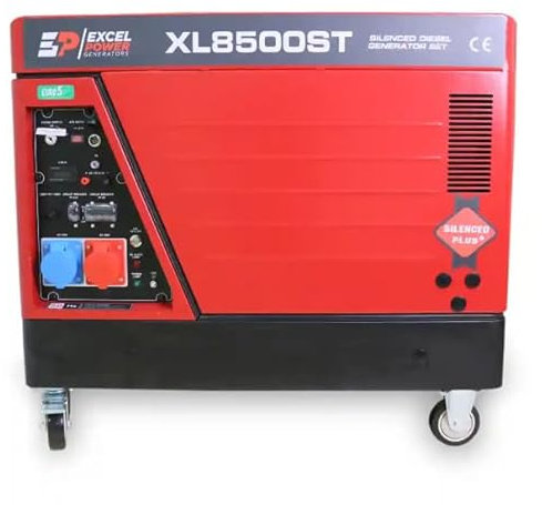 Excel Power 6kW Three Phase Standby Back up Electric Start Diesel Generator With 1 Year Warranty Residential Outdoor Power Tools