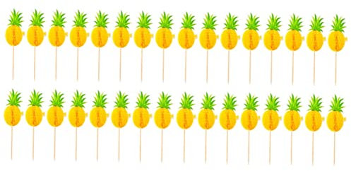 MOLUCKFU 60stücke Teiliges Hawaiianische Party Cake Picks Bunte Kuchenstecker Für Einzigartige Tortendekorationen Für Hochzeiten Geburtstagsfeiern Und Luau-feiern