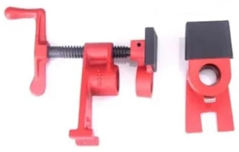 GCYEIDMA Woodworking Clamps 1/2 3/4 Strong Fixed Pipe Clamp Woodwork Heavy Duty Wood Gluing Hose Pipe Clamp Fixture Fast F Clip Carpenter Woodworking Tools(1/2)