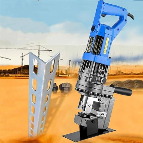 Perforadora HidráUlica EléCtrica Perforadora hidráulica eléctrica de 1300 W, herramienta de perforación hidráulica eléctrica, máquina de perforación de ángulos de acero, para placas de acero