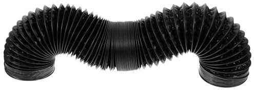 Hemobllo Tubo di scarico da 2 m in alluminio per asciugatrice e condotto di ventilazione