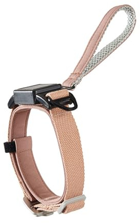 QUEENYARD Integriertes, tragbares, automatisches Halsband, verstellbares, einziehbares Hundehalsband und Leine, Kombination, weich, mehrere Farben, für bequemes Spazierengehen mit dem Haustier