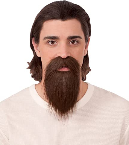 Rubies Men's Forum Long Brown Goatee Beard