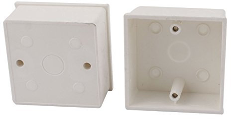 Aexit 2Pcs 86mm x 86mm x 40mm Custodia in plastica con scatola di giunzione per progetto ID: 269071