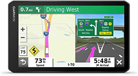 Garmin 010-02313-00 dezl OTR700, 7-inch GPS Truck Navigator, Easy-to-Read Touchscreen Display, Custom Truck Routing and Load-to-Dock Guidance