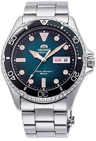 Orient Herren Analog Automatik Uhr mit Edelstahl Armband RA-AA0811E19B