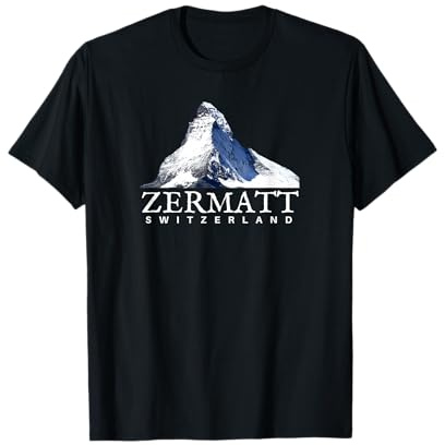 Zermatt T-shirt Suisse Alpes Suisses T-Shirt