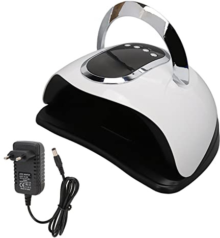 LED UV Nagellampa, 280W Nageltork, Professionell Gel Nagellack Härdningsljus med 4 Timerinställningar, Automatisk Sensor och LCD-skärm, Bärbar UV Nageltork Lämplig för Finger- och Tånaglar