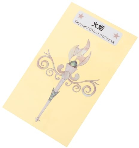 Toyvian Adesivo Per Paletta Di Chitarra Decorazione Per Chitarra Elettrica Acustica