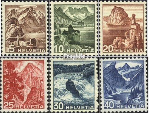 Prophila Collection Schweiz 500-505 (kompl.Ausgabe) gestempelt 1948 Landschaften (Briefmarken für Sammler) Landschaften