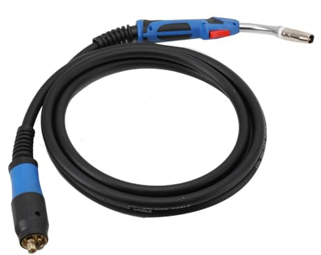 QAVODB MB25 MIG/MAG Brenner Schutzgas Schweißen, Schlauchpaket MB25 Gasschweißpistole, MIG-Werkzeug-Schweißpistole, Schweißbrenner mit 4m Blei für 180A-500A schweißmaschine