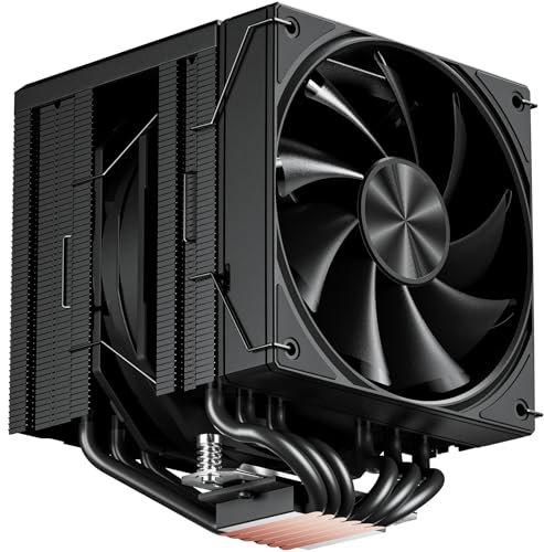 upHere gaming Refroidisseur CPU,Dual Tower 6 Heat Pipes CPU Cooler,2 * 120MM PWM Ventilateur PC,Sans Enlever le Ventilateur pour l'installer,CPU Cooler,pour Ventirad AM4 AM5/Intel 2011/2066,UE2K6.