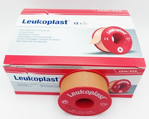 Durable Medical Adhesive Tape 2.5cm x 5m - Box of 12 | Strong and Reliable Fixation