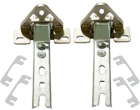 2x Kühlschrank Scharnier Ersatzteile, Türscharniere Passend für Bosch/Siemens 00268698, für Constructa, für Balay, für Whirlpool 481241718776, für Bauknecht, für Küppersbusch 420189, für Miele 2285121