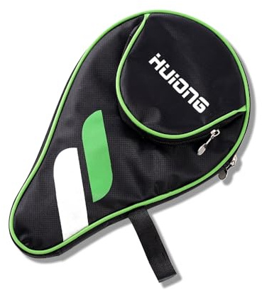 yotutun Tischtennis Schlägerhülle, Rundhülle Master mit Ballfach Tischtennisschläger Tasche für 2 Schläger und 3 Bälle wasserdichte Tischtennisschläger Hülle mit gepolstertem Schlägerfach