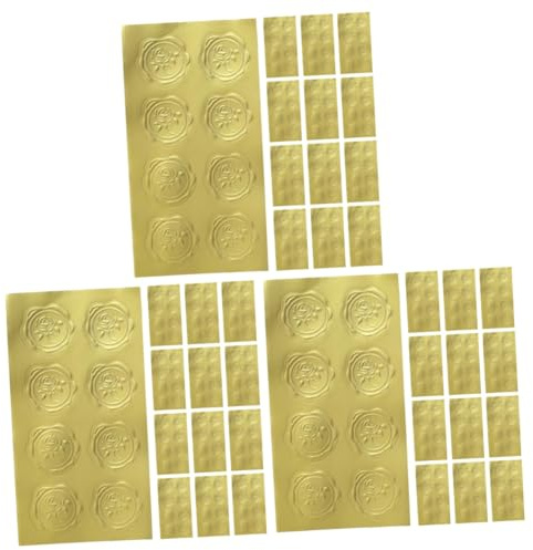 NUOBESTY 3 Ensembles Autocollant D'étanchéité Étiquette Autocollantes Etiquettes Autocollantes Phoque Stickers Transparent Vide Autocollant Pour De Cuisson Papier 20 Feuilles * 3