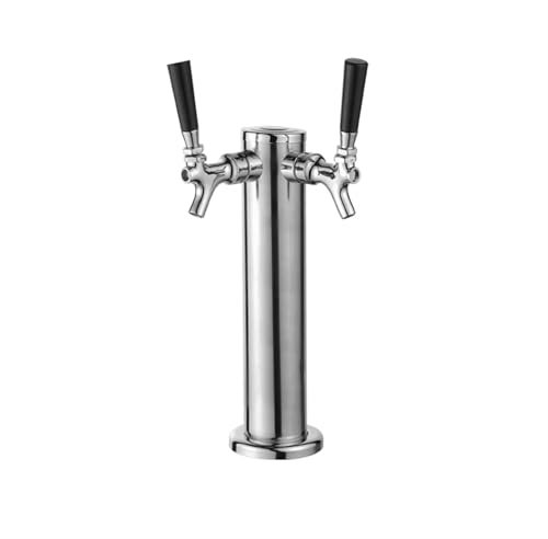 Torre de cerveza de columna bidireccional, dispensador de cerveza, torre de cerveza de Material de acero inoxidable, grifo de latón for barra o dispensador de cerveza Para Bares, Hoteles Y Restaurante