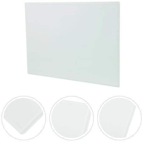 Tabla de cortar transparente Tabla de cortar de vidrio, utensilio de cocina, tableros de frutas transparentes, estera pequeña for cocinar, picar for herramienta Para picar alimentos