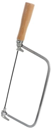 Artibetter 1ensemble Scie à Chantourner Mini Avec Poignée Bois Ergonomique Outil De Précision Pour Travail Du Bois Arts Manuels Cadre Acier u Pour Stabilité Et Détails Précis