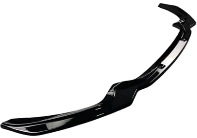 ECKBRJA Auto Front Stoßstange Lippe Für 1 Serie F20 F21 118i 120i M135i M140i LCI 2015 2016 2017 2018 2019 MS&Port Bodykits Auto-Frontspoiler(Schwarz glänzend)